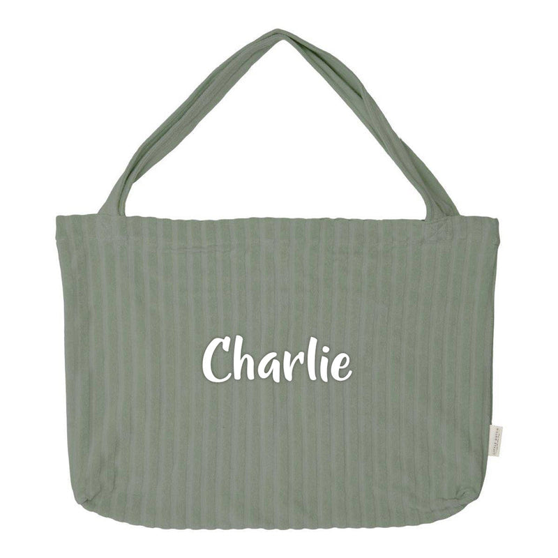 Sac maman Pure Olive, taille unique | Little Dutch
