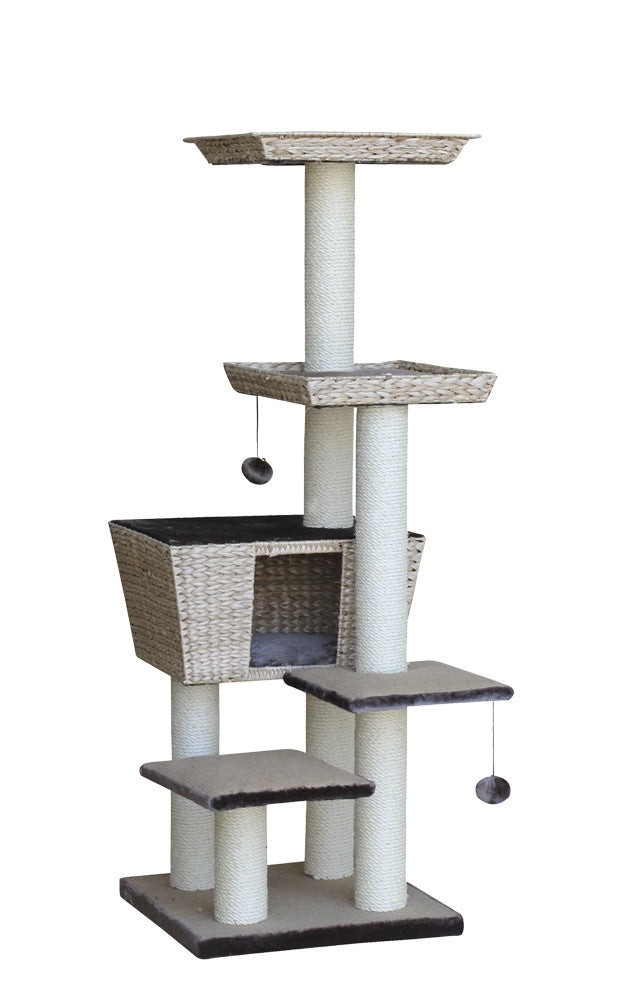 Nobby Kratzbaum Motega hellbraun 48 × 48 × 141 cm