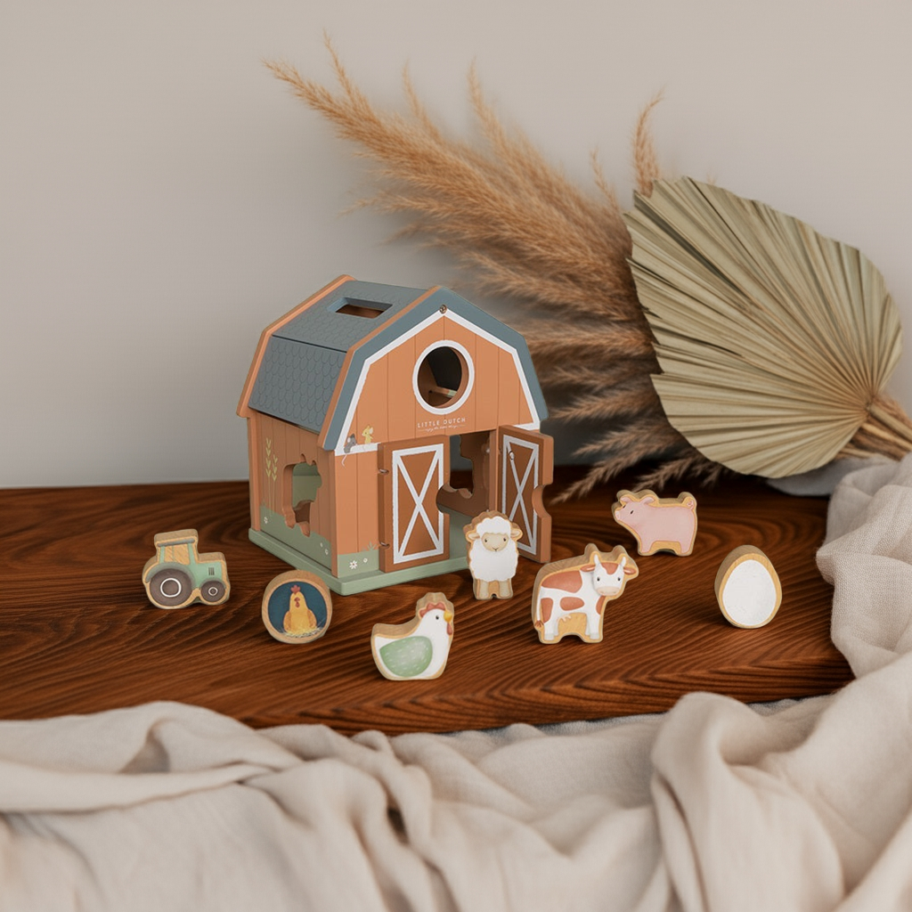 Jeu d'encastrement de formes Little Farm