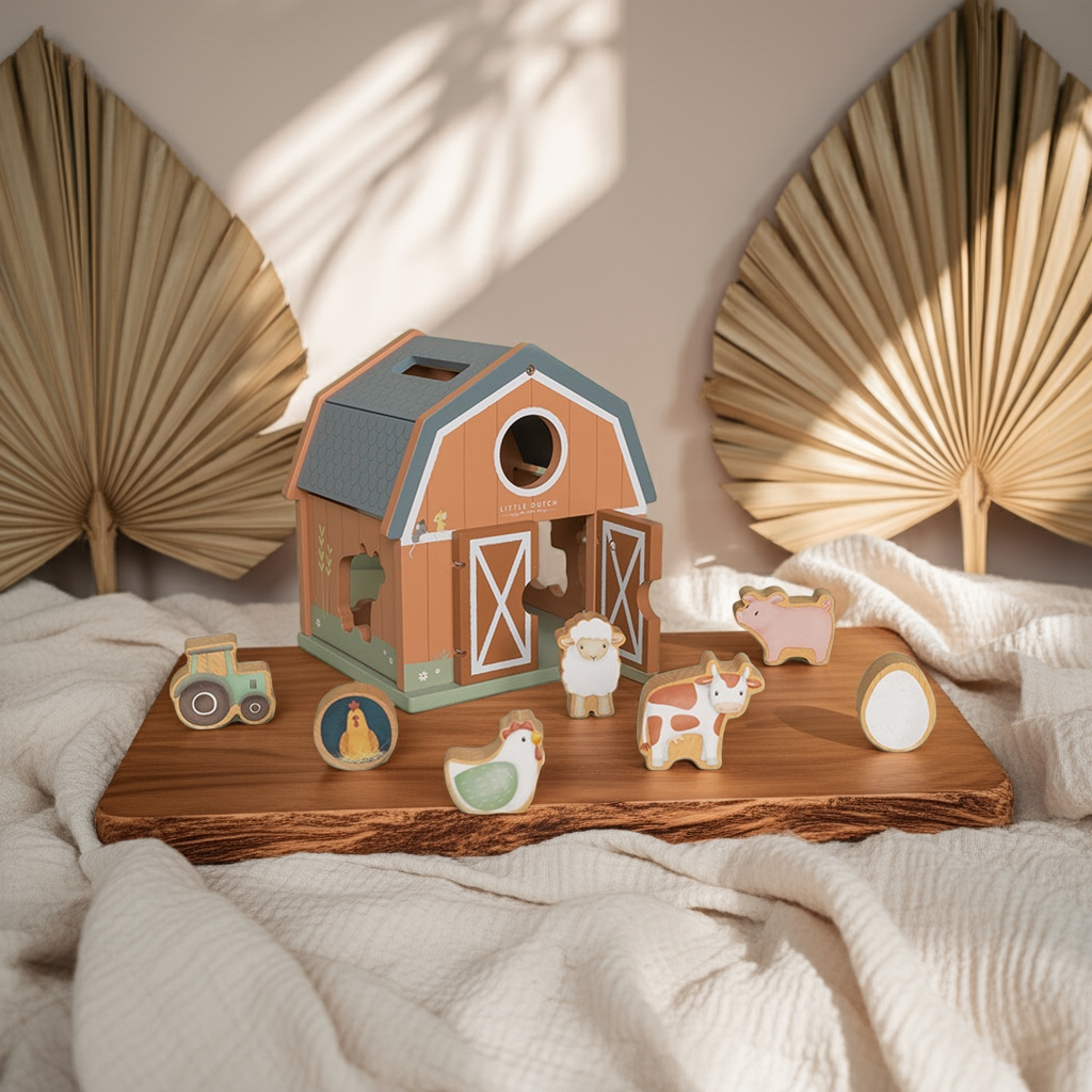 Jeu d'encastrement de formes Little Farm