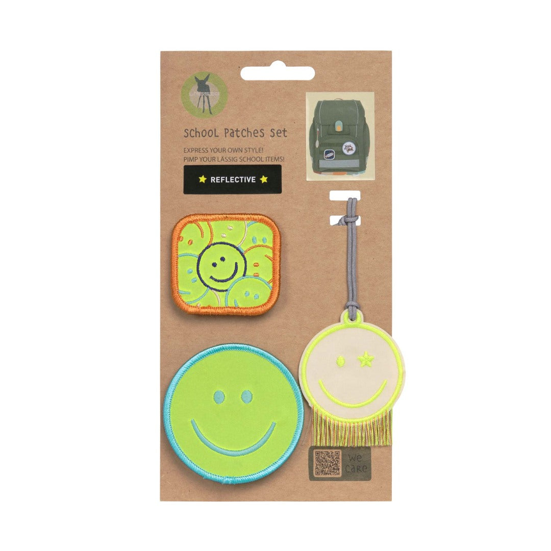 Patchs et pendentifs pour cartables Smile | Lässig