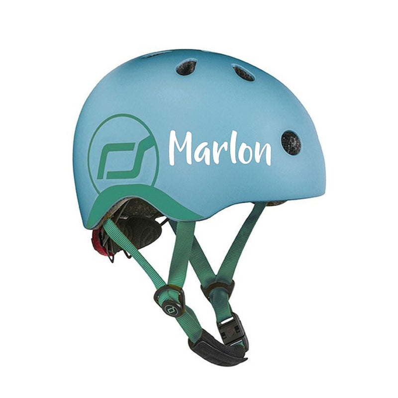 Casque de vélo taille XXS-S, bleu acier | Scoot and Ride