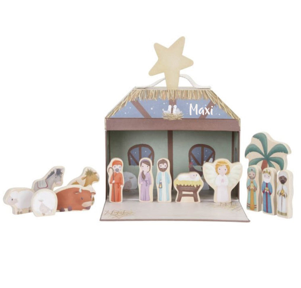 Crèche de Noël X-Mas avec valisette de jeu