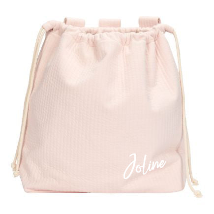 Sac à jouets Pure Soft Pink | Little Dutch