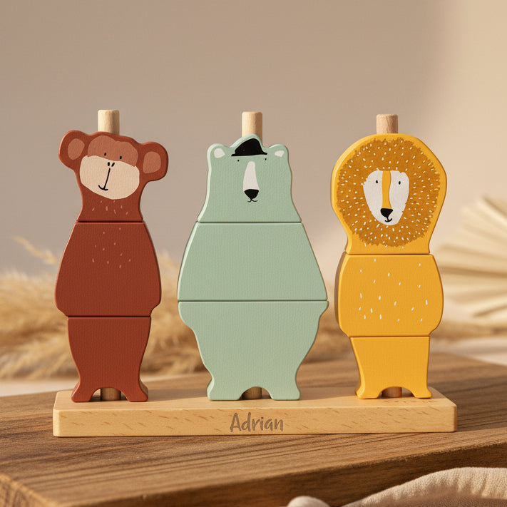 Puzzle animaux en bois | Trixie