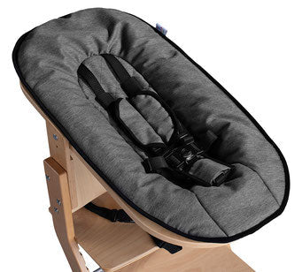 Babyaufsatz für Kinderhochstuhl Natur Grau | tiSsi®