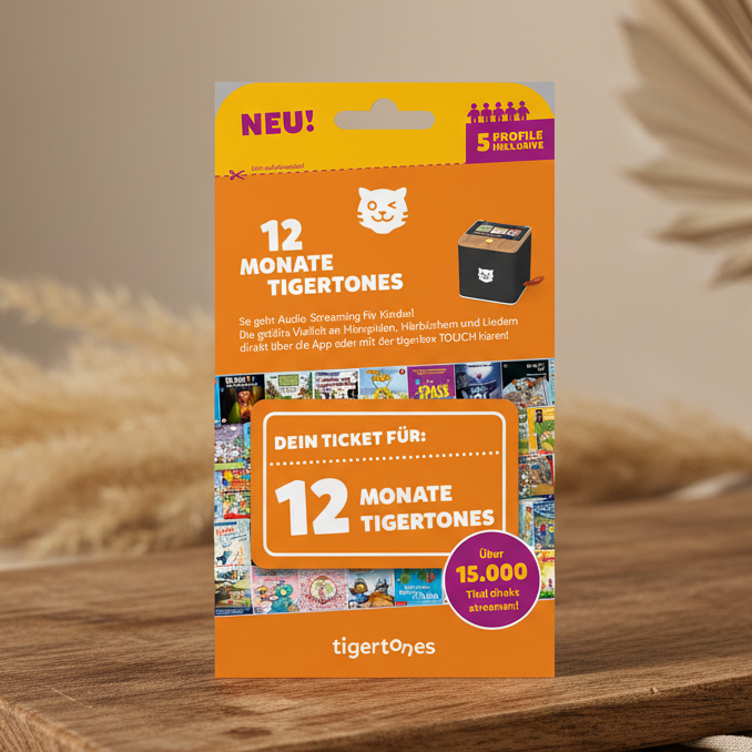 12 mois Family (jusqu'à 5 appareils) Tigertones Tigerticket Tigerbox Touch plus et Mini | Tigermedia