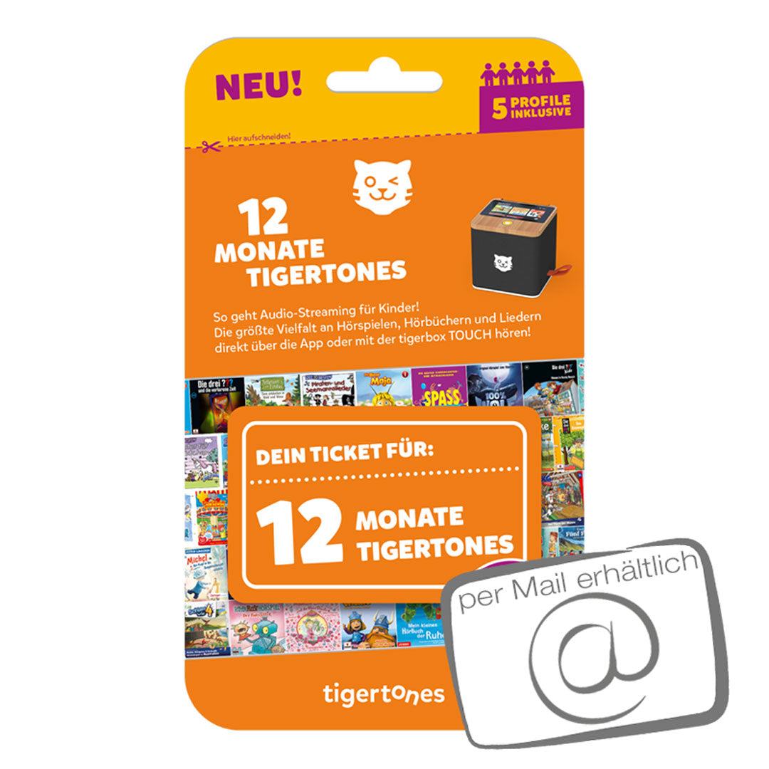 12 mois Family (jusqu'à 5 appareils) Tigertones Tigerticket Tigerbox Touch plus et Mini | Tigermedia