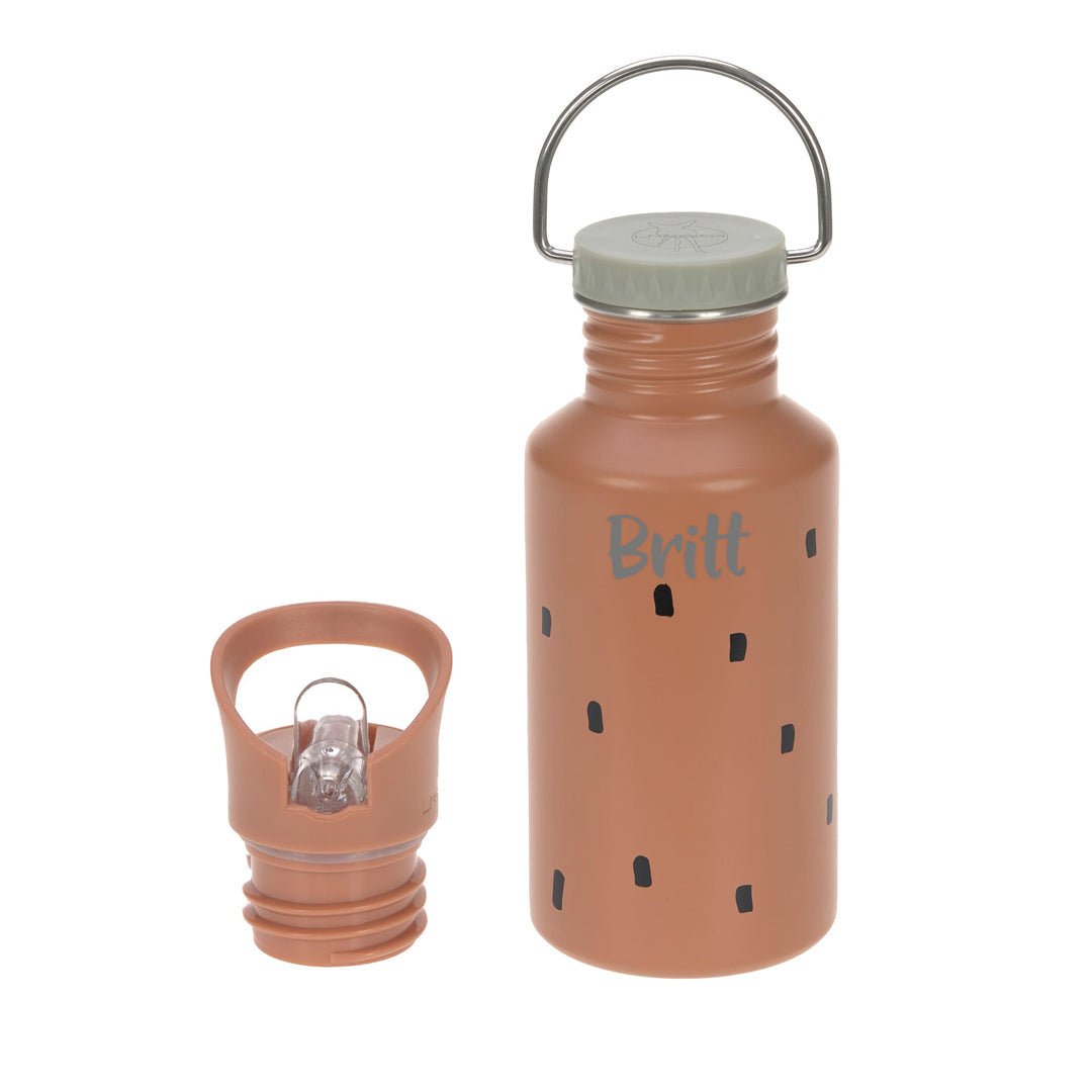 Gourde enfant en acier inoxydable, Happy Prints Caramel | Lässig