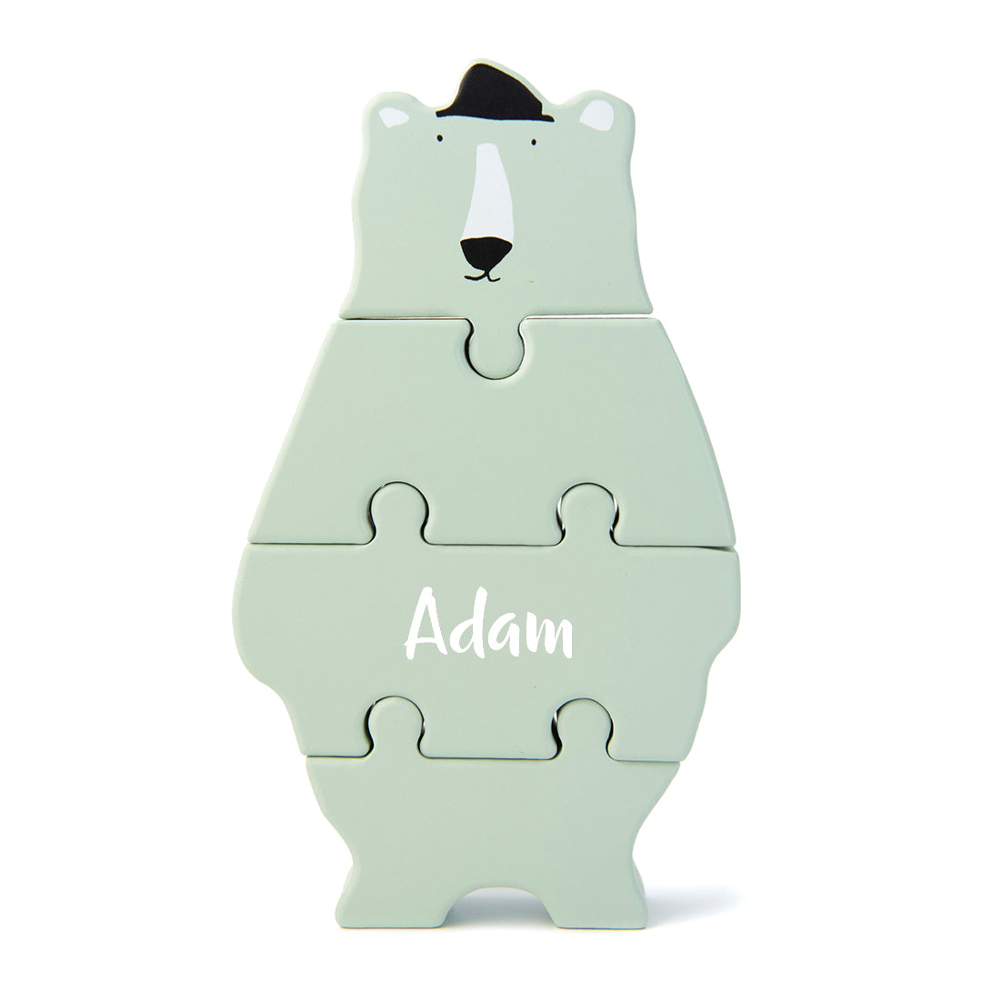 Puzzle en bois – Monsieur Ours Polaire | Trixie