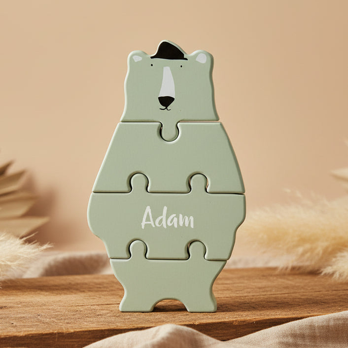 Puzzle en bois – Monsieur Ours Polaire | Trixie