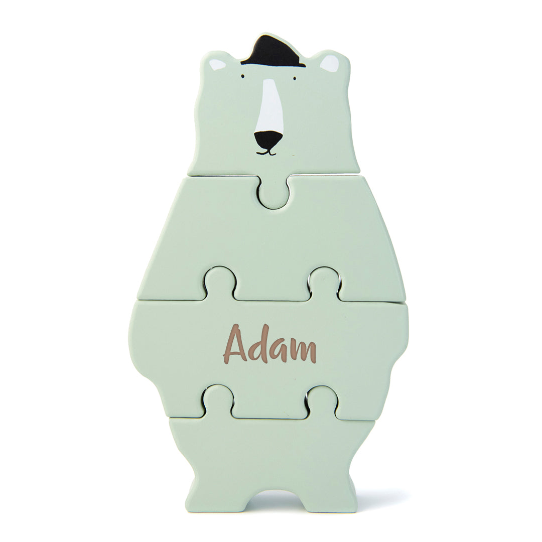 Puzzle en bois – Monsieur Ours Polaire | Trixie