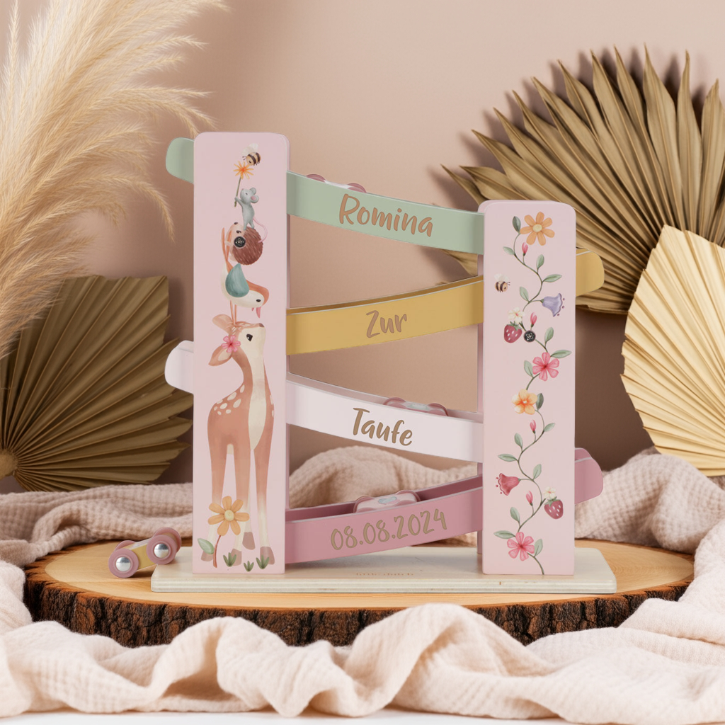 Marble Run Gift for Christening – by Schmatzepuffer