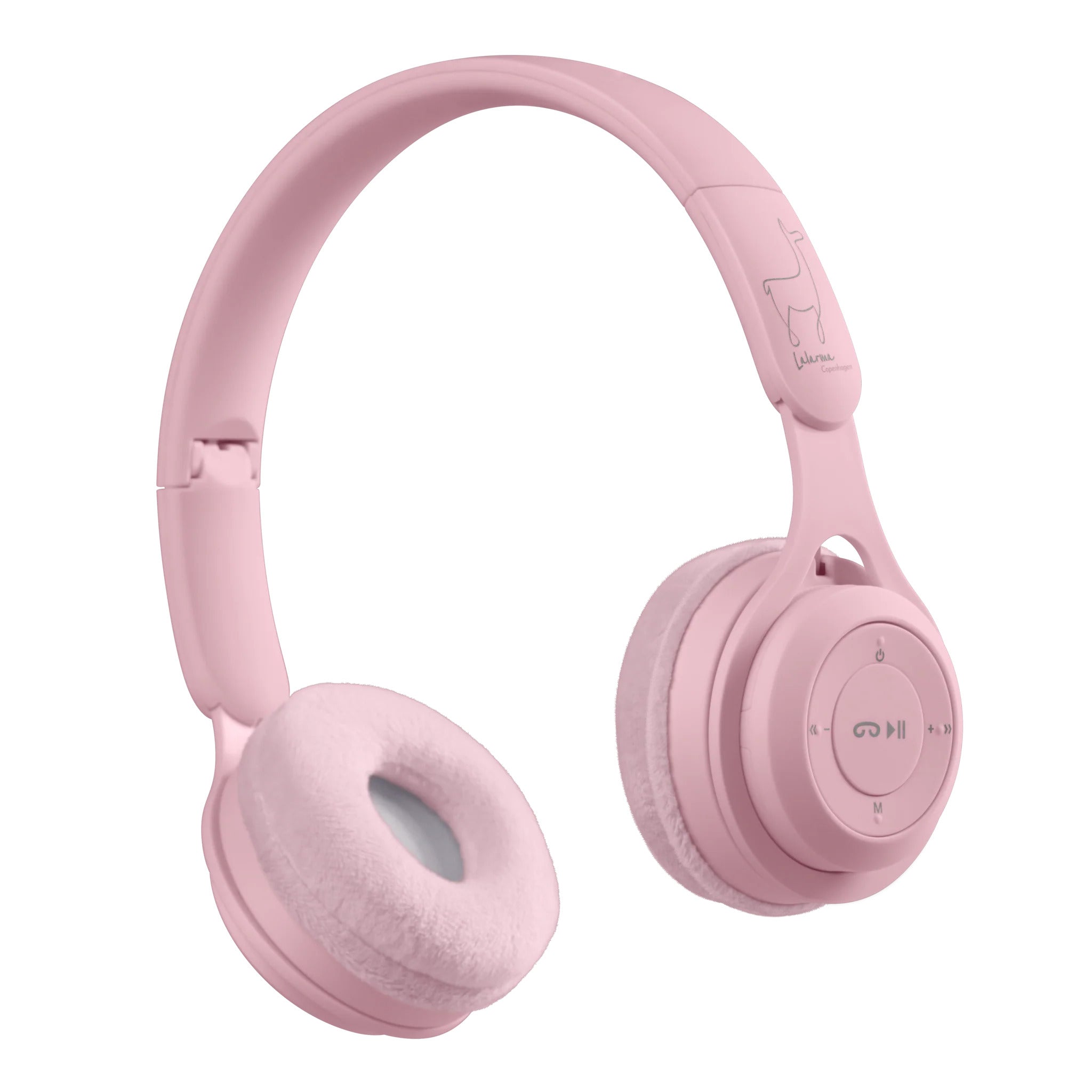 Casque sans fil rose barbe à papa | Lalarma