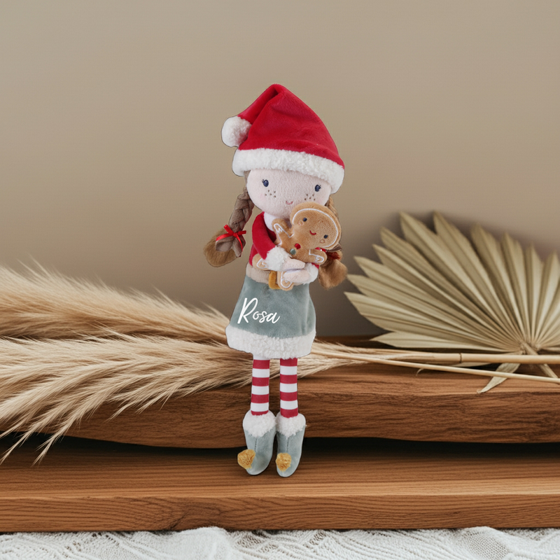Winter Doll Rosa 35 cm – Cuddly Doll for Babies & Children