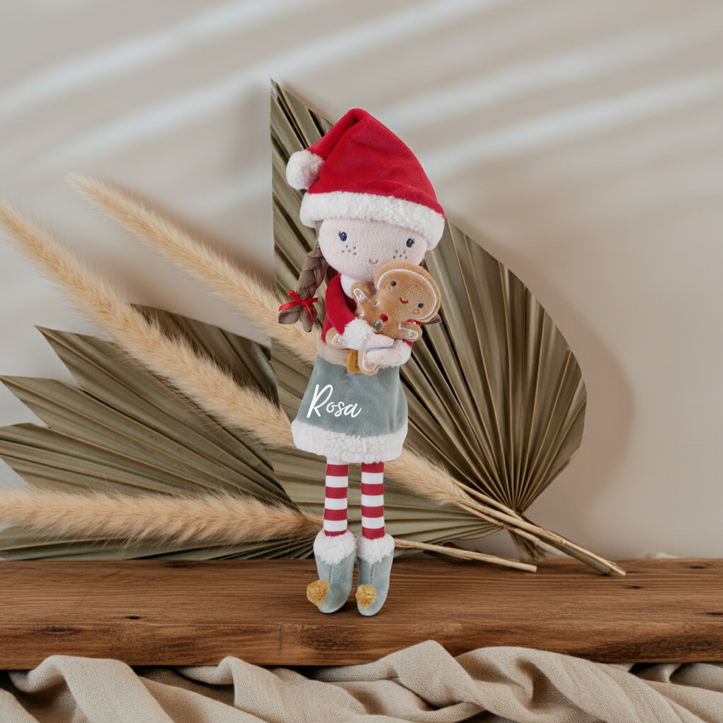 Winter Doll Rosa 35 cm – Cuddly Doll for Babies & Children