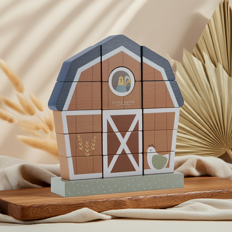 Stapelspiel Little Farm – Motorikspielzeug für Babys